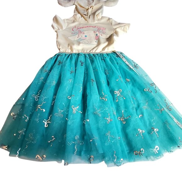 Cinnamoroll Hooded Dress With Ears Size XL By Hybrid Sanrio Egret Sparkle Skirt - Picture 9 of 9